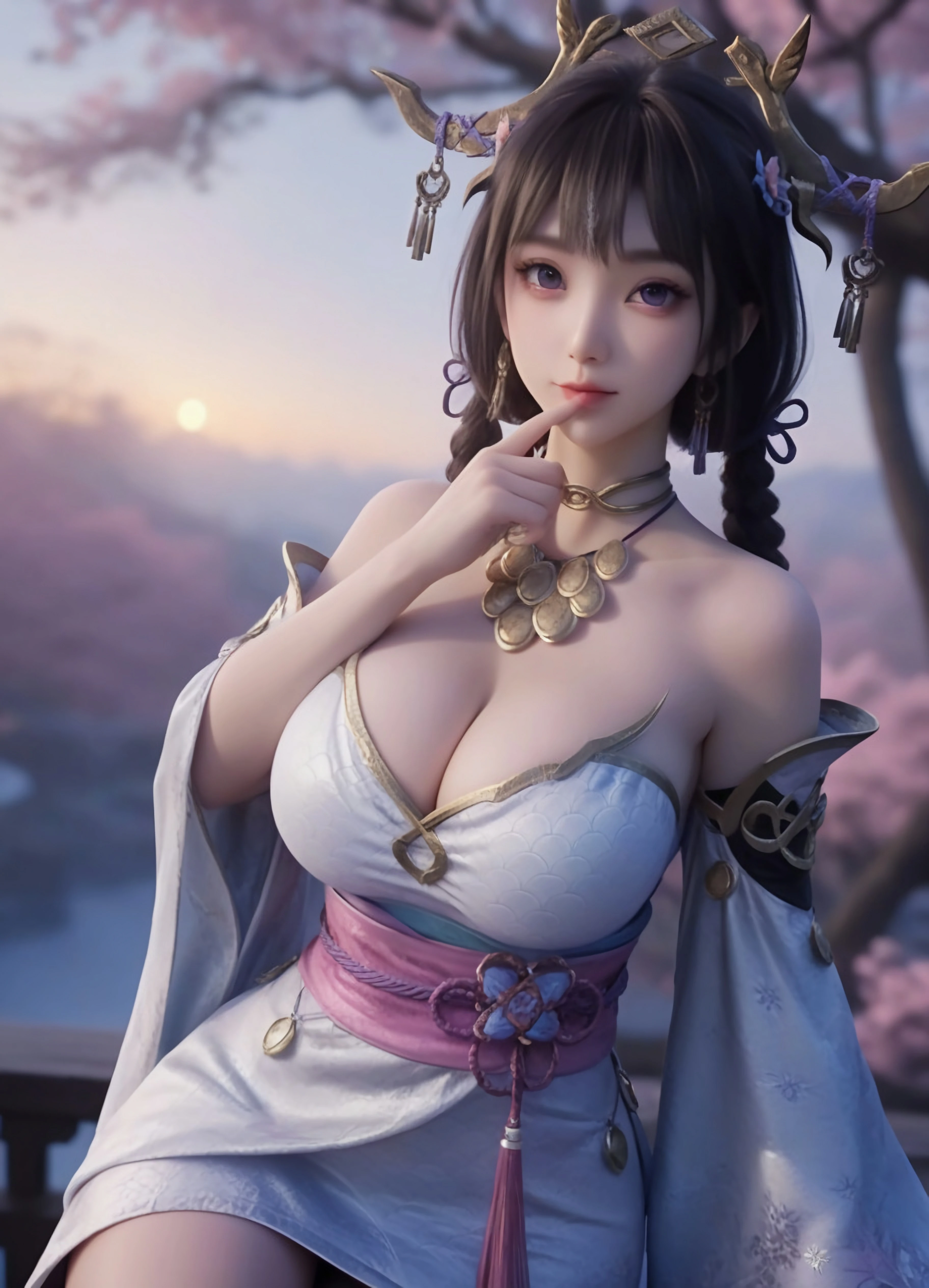 叶鳞-ai美女-国漫精选壁纸