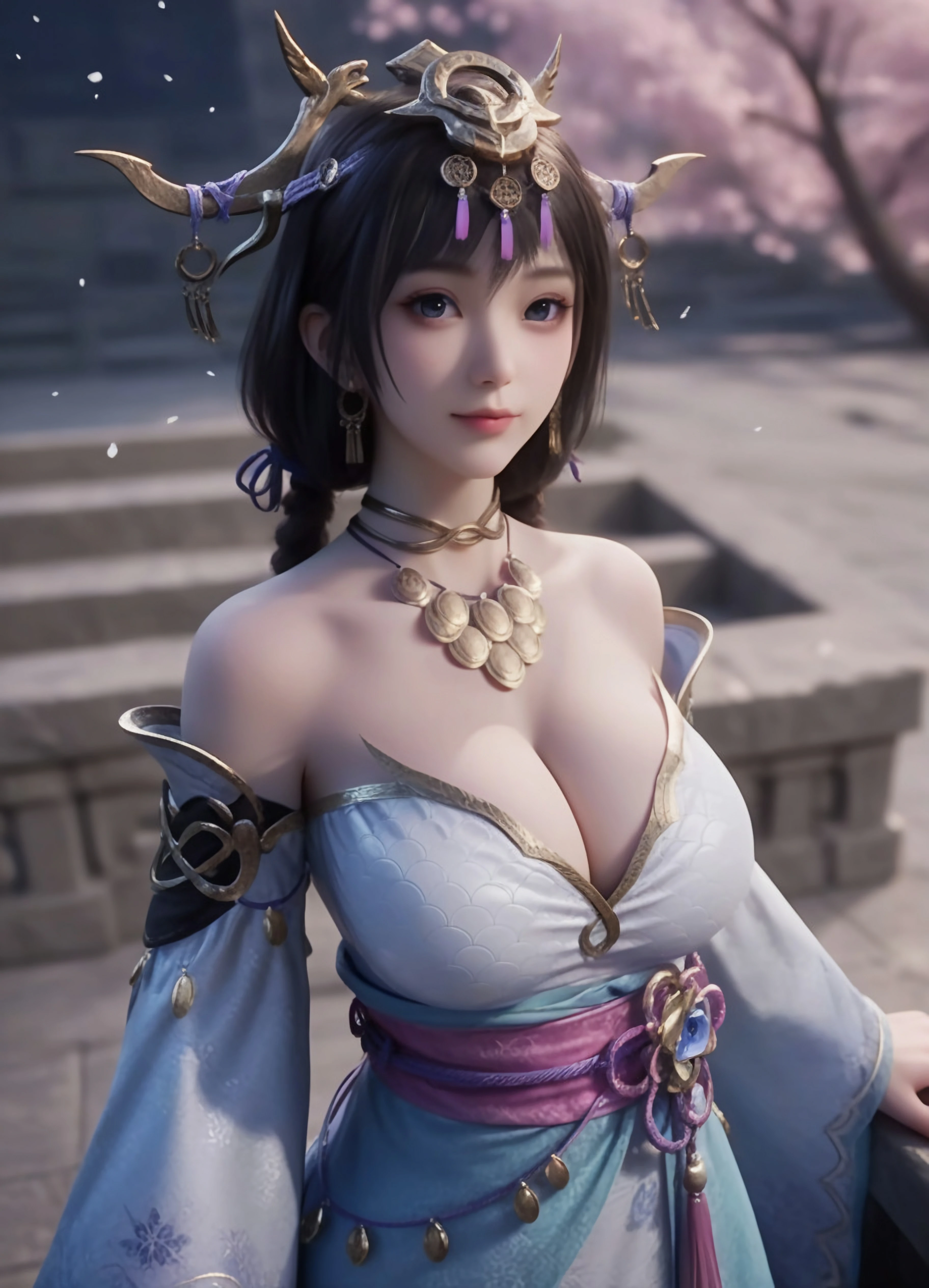 叶鳞-ai美女-国漫精选壁纸