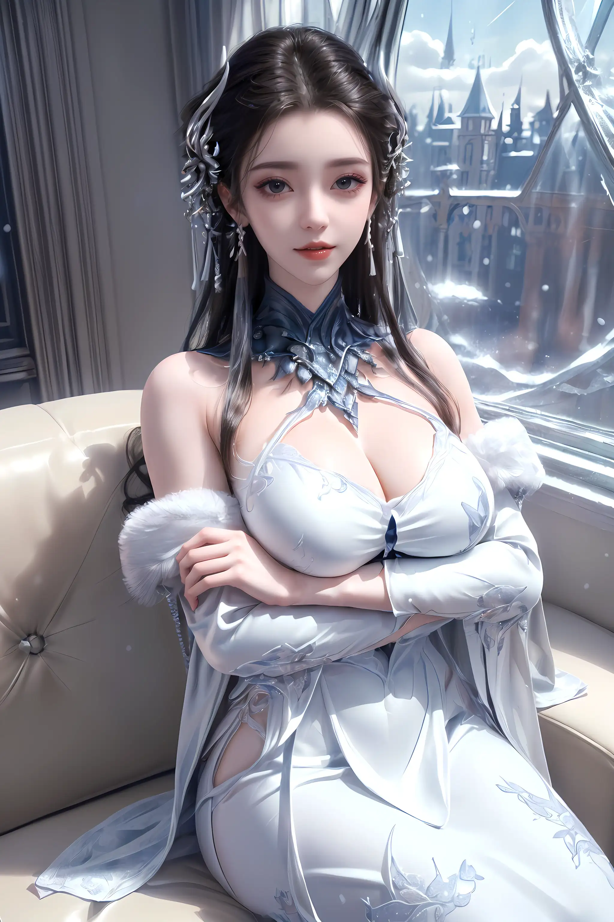 白亦君横屏-梦塔·雪谜城-国漫精选壁纸