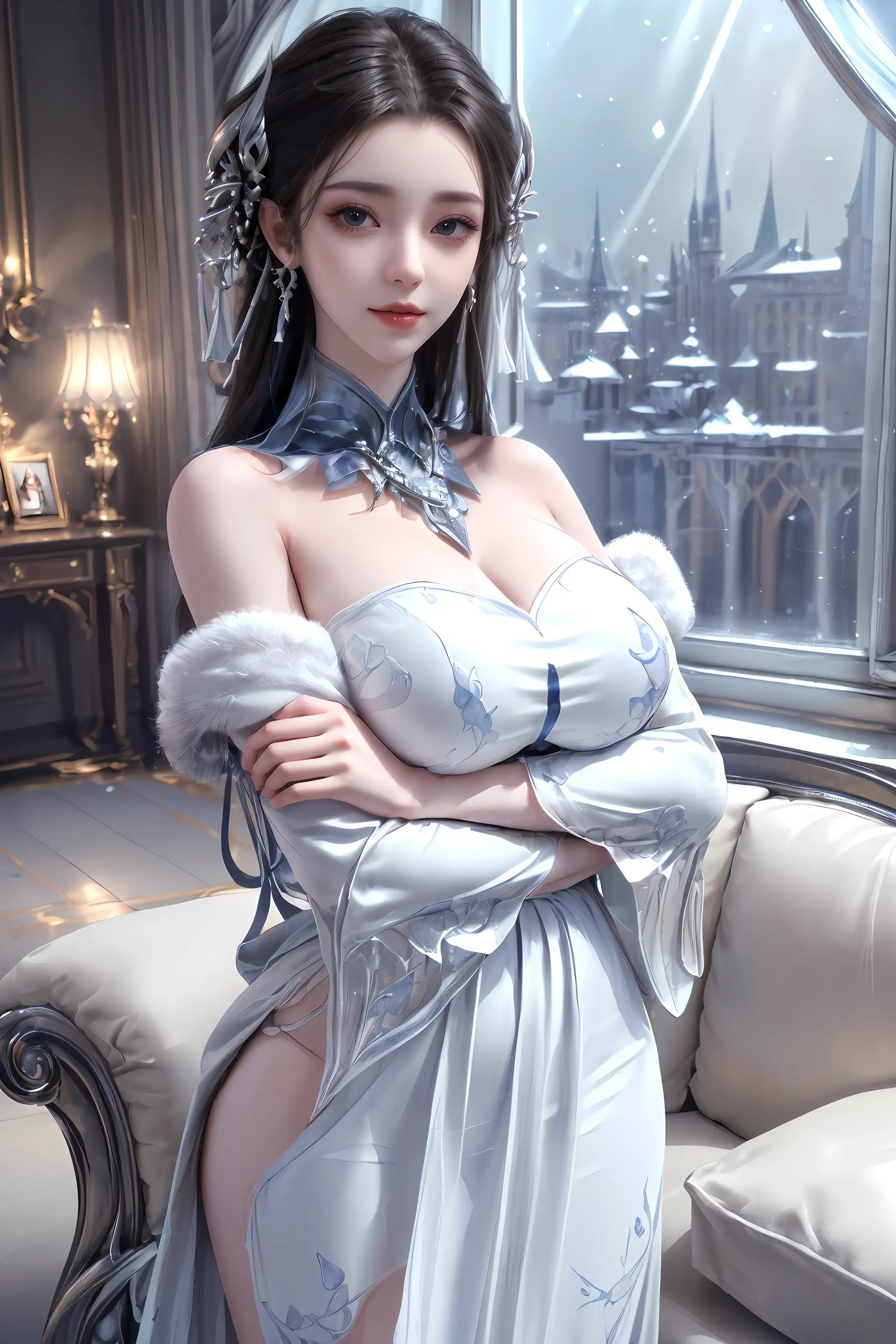 白亦君横屏-梦塔·雪谜城-国漫精选壁纸